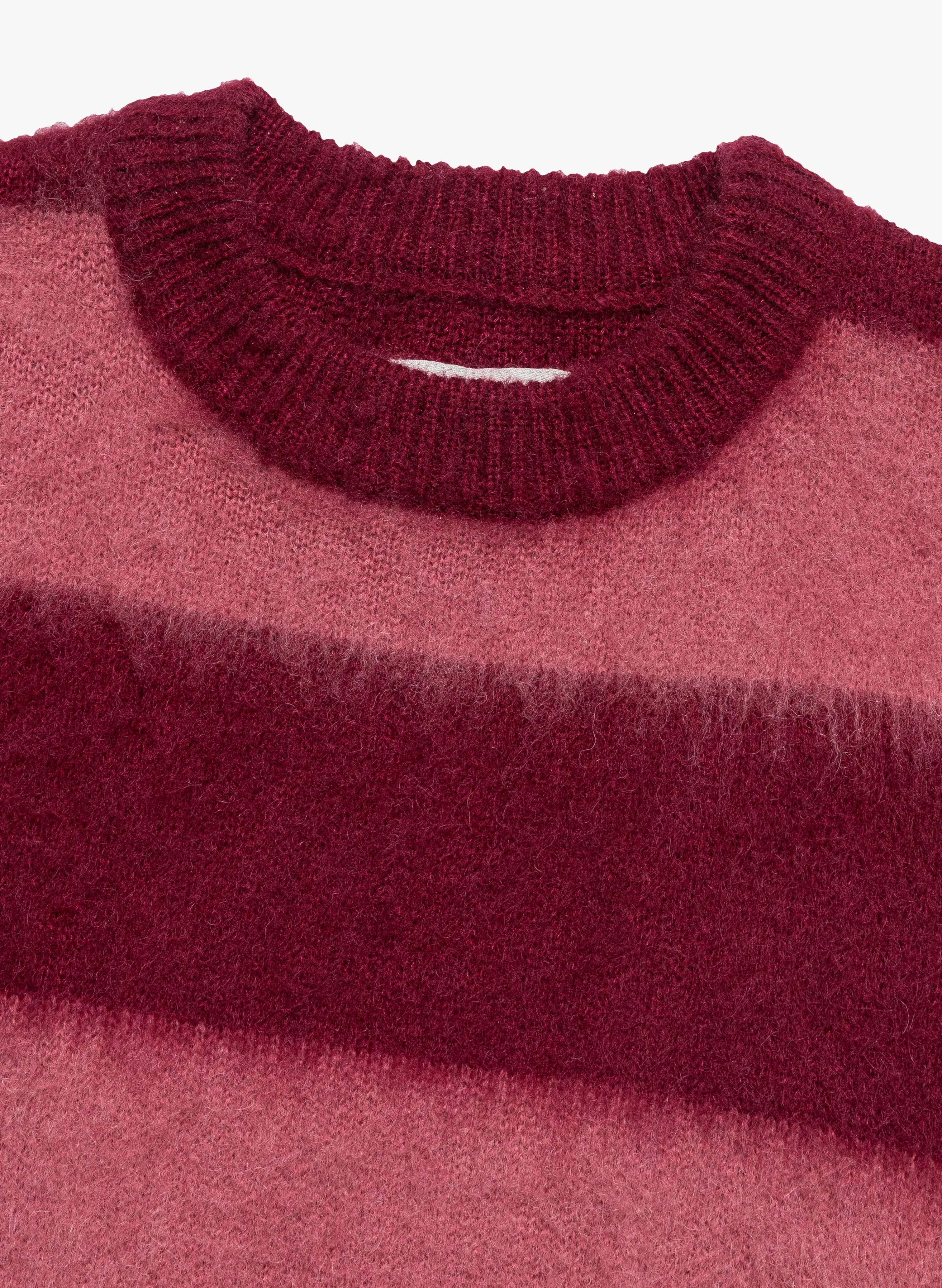 Wool/Mohair Striped Knit - Rose sold by Observe product image thumbnail 4