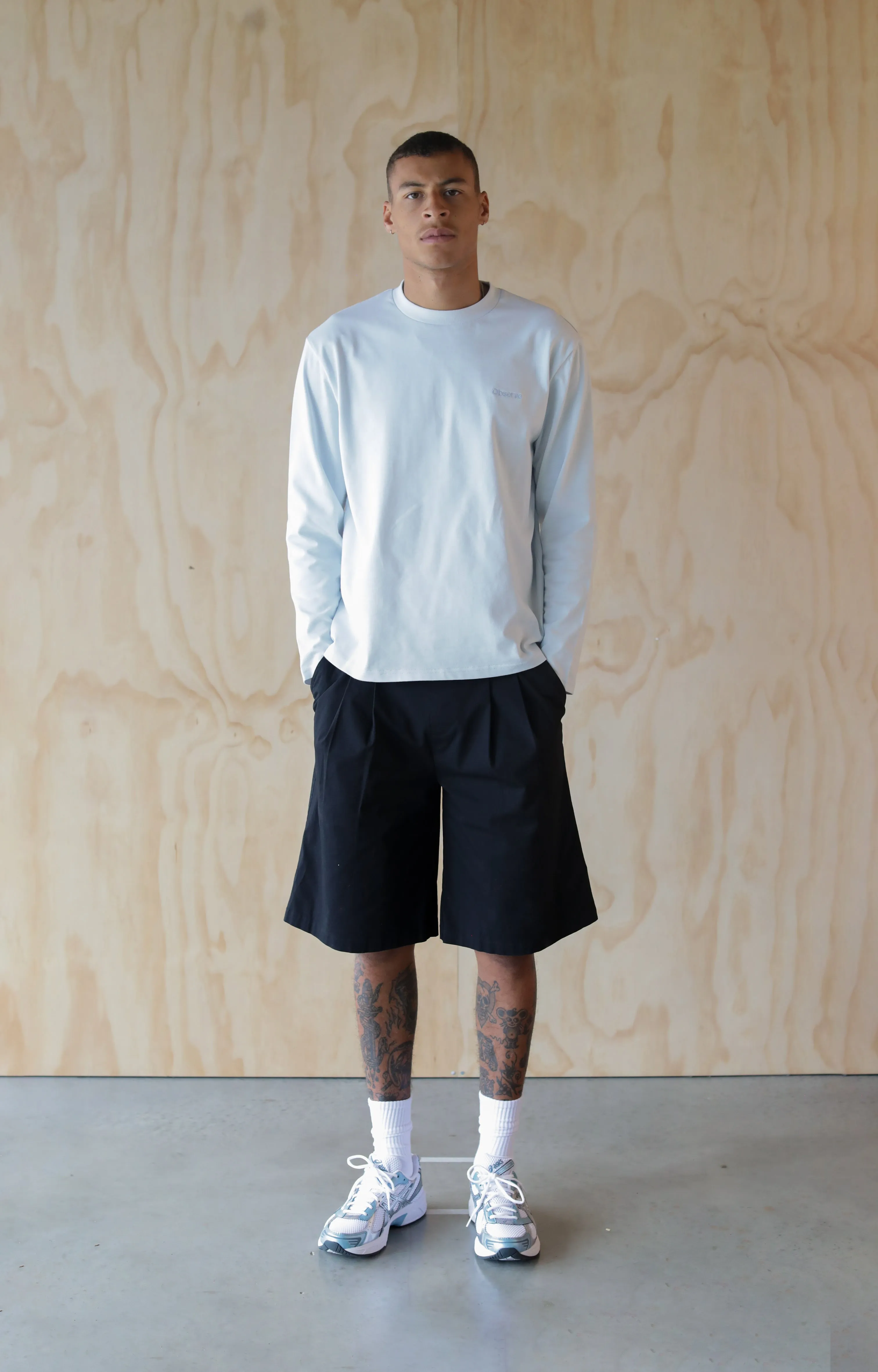 Pleated Wide Short - Black sold by Observe product image thumbnail 5