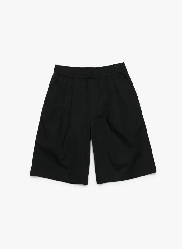 Pleated Wide Short - Black sold by Observe