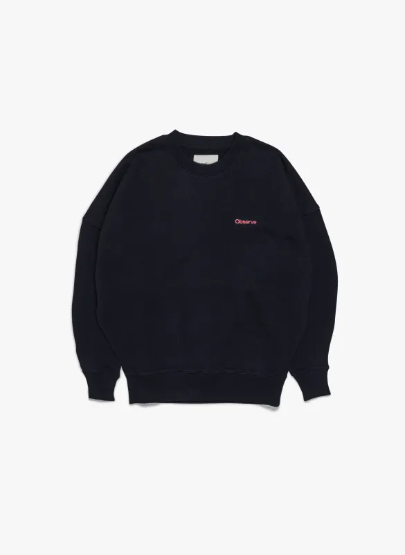 Classic Logo Crewneck - Midnight Navy made by Observe