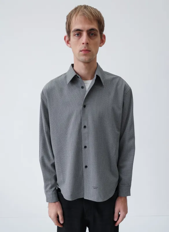 Check Shirt - Charcoal/Black made by Observe