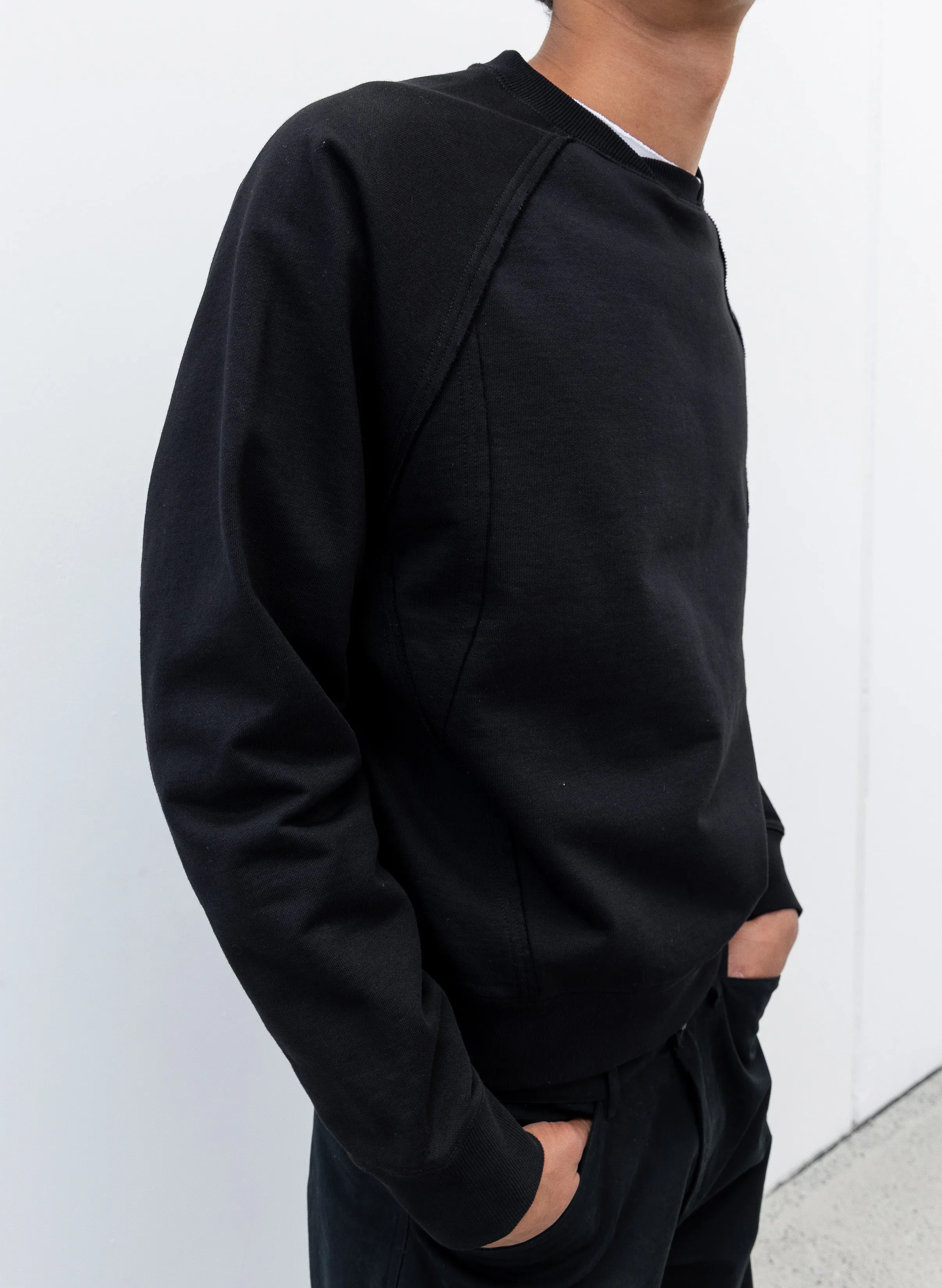 Layered Crewneck - Black sold by Observe