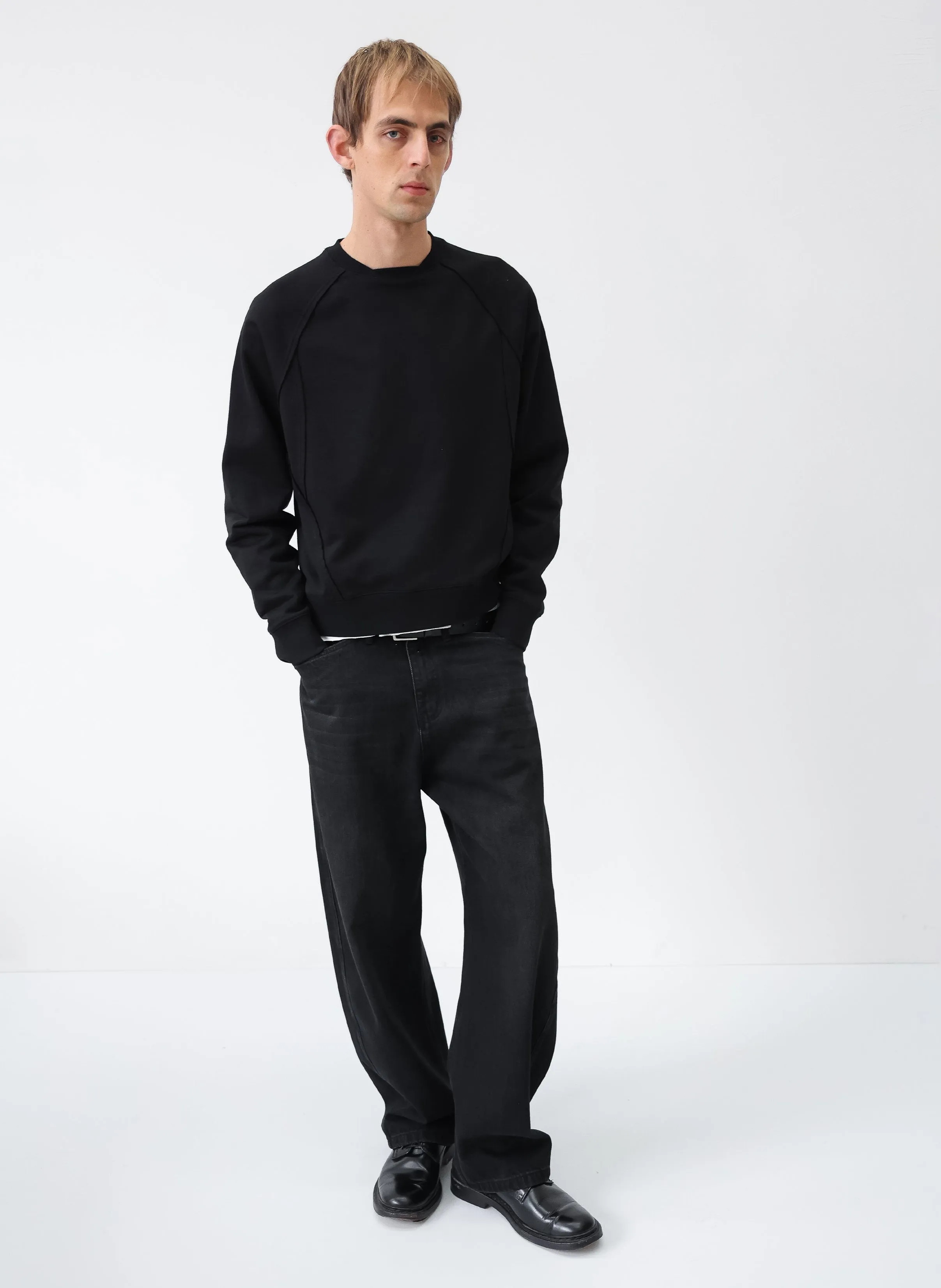 Layered Crewneck - Black sold by Observe product image thumbnail 5