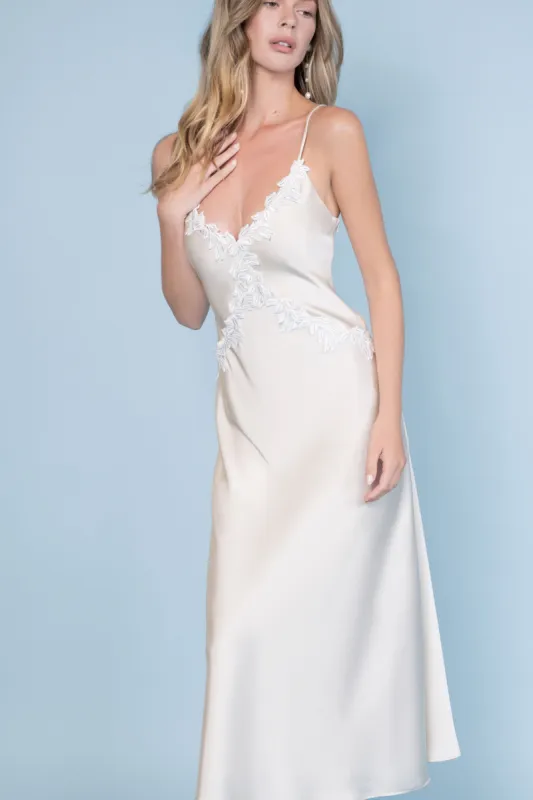 JOLIE DRESS IN STONE sold by Katie May