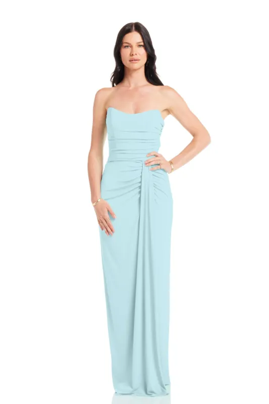 ASHANTI GOWN IN SKY sold by Katie May