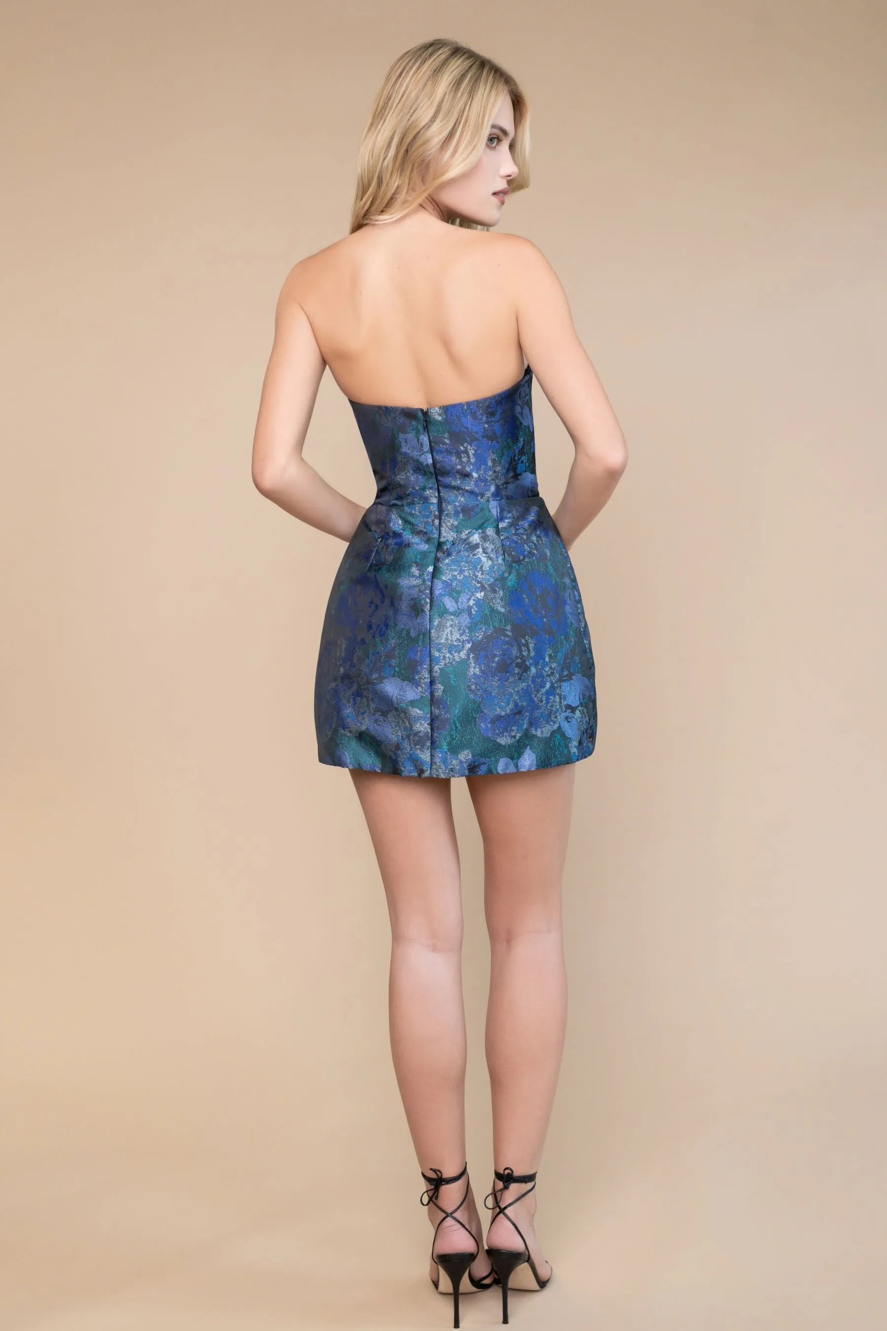 VALERIE DRESS IN BLUE FLORAL sold by Katie May product image thumbnail 2