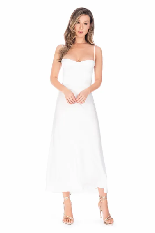 FLORA DRESS IN IVORY sold by Katie May