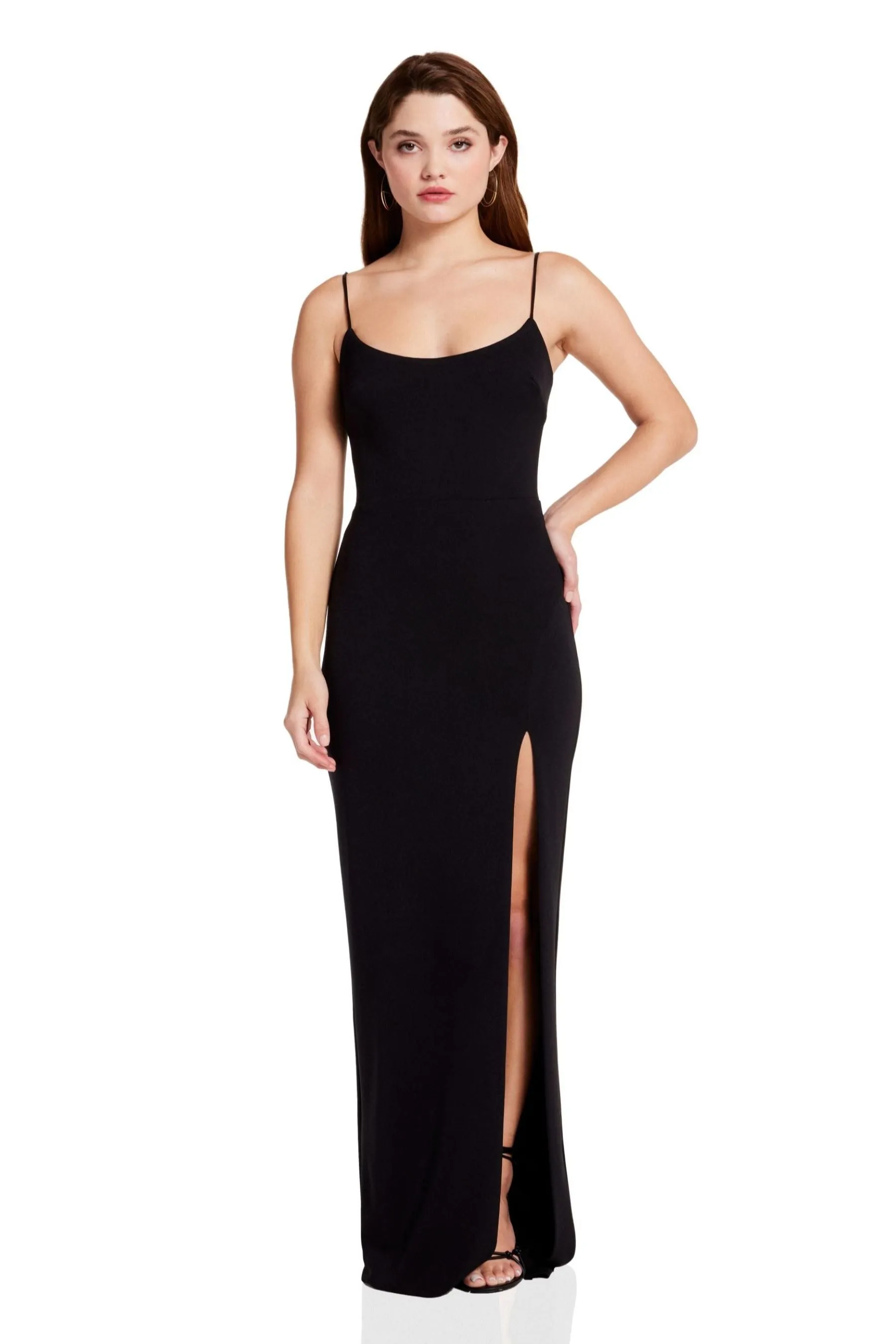 Karla Gown in Black sold by Katie May