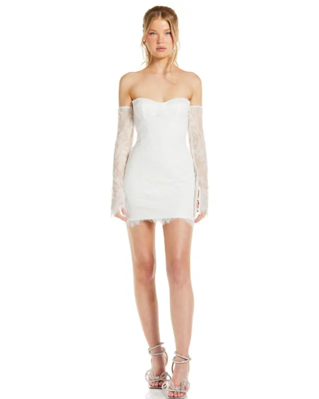 Britt Dress in Ivory made by Katie May