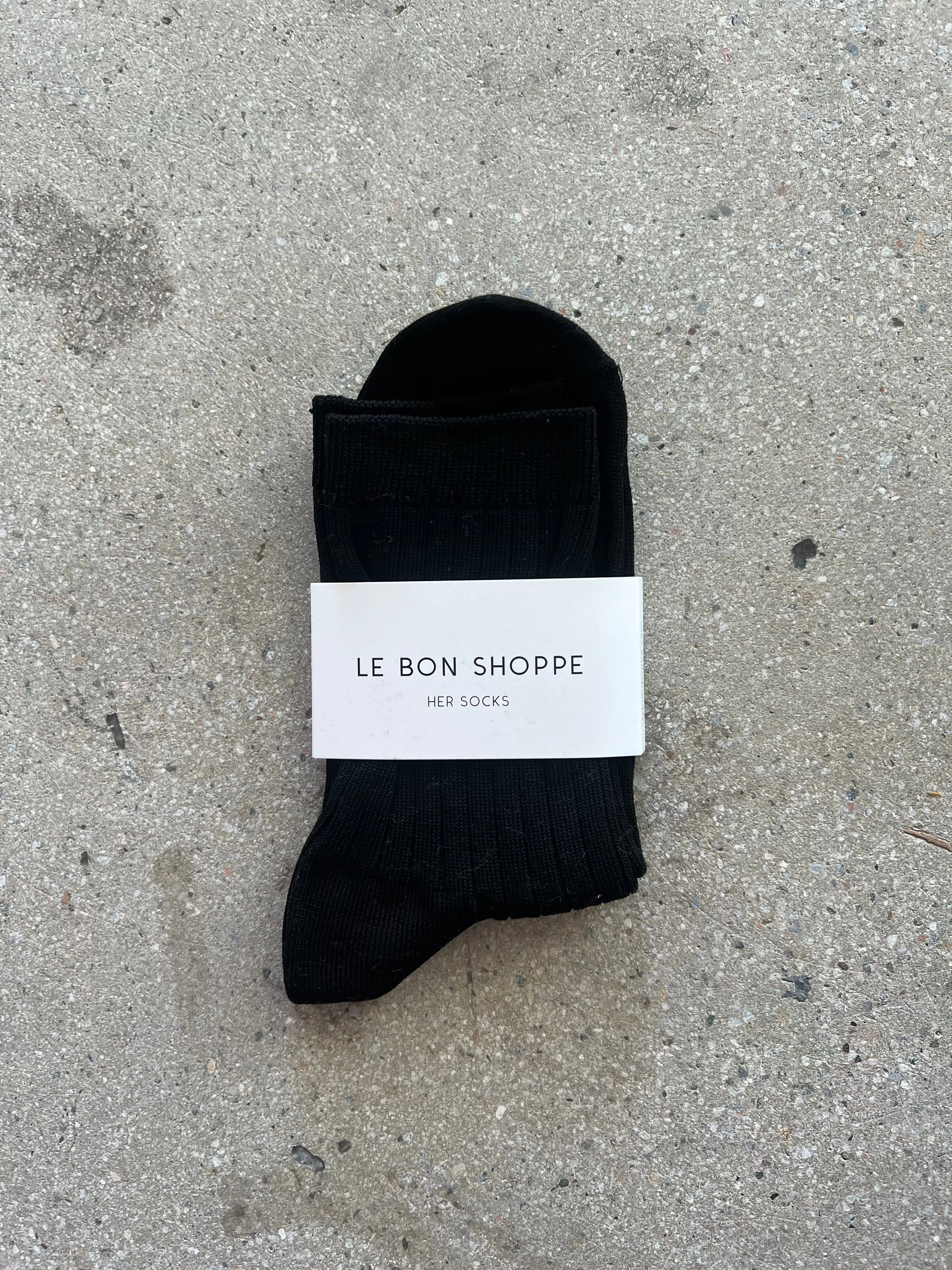 Her Socks - True Black sold by sonderhaus product image thumbnail 2