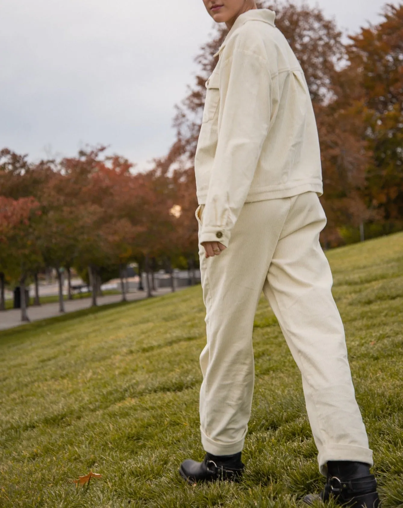 The Cord Trouser - Crema sold by sonderhaus