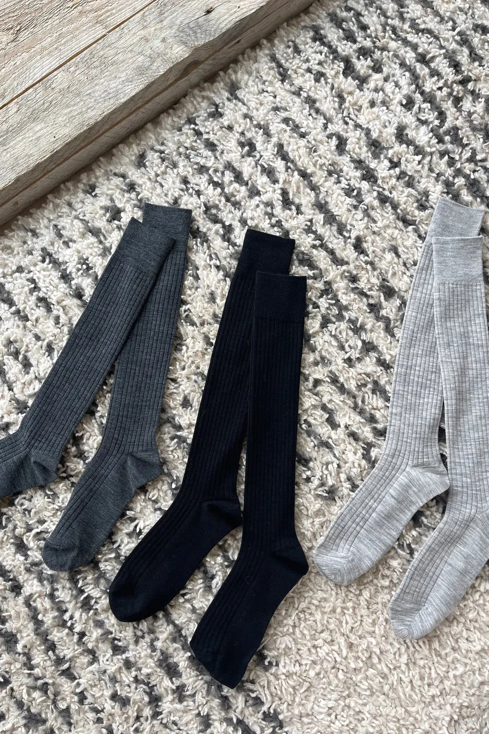 Schoolgirl Socks - Grey Melange sold by sonderhaus product image thumbnail 2