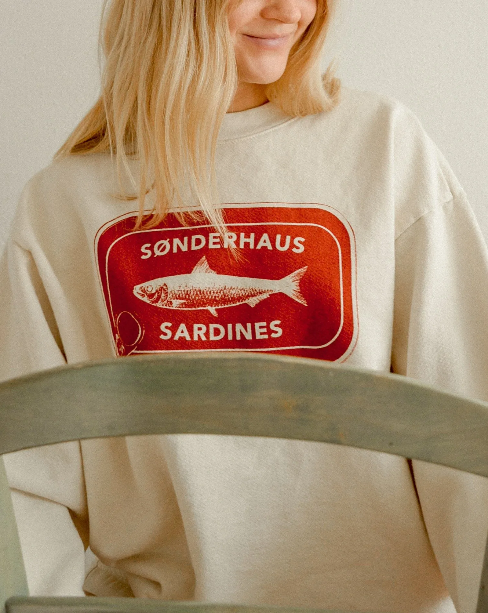 The Sardine Crewneck sold by sonderhaus product image thumbnail 3