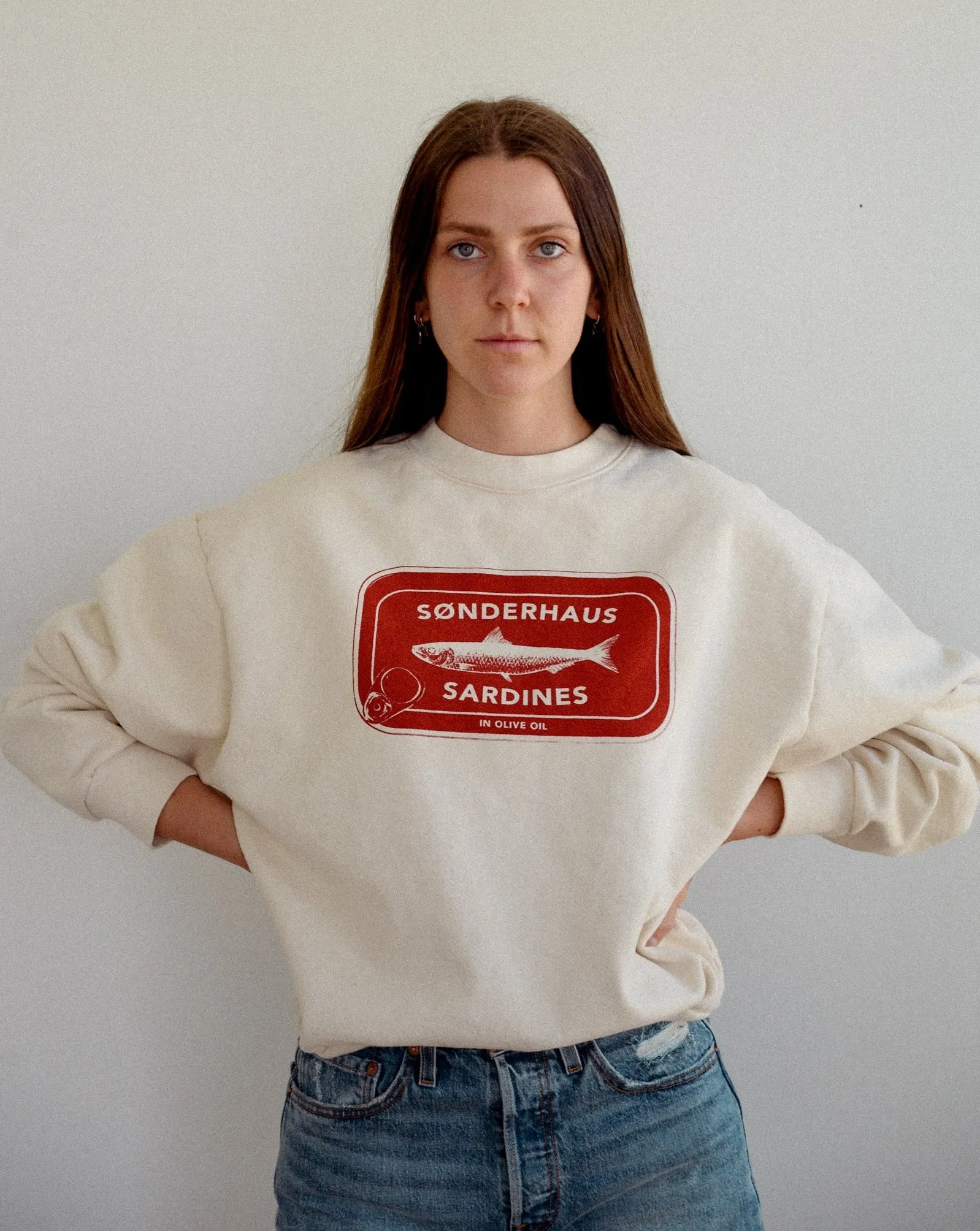 The Sardine Crewneck sold by sonderhaus product image thumbnail 4
