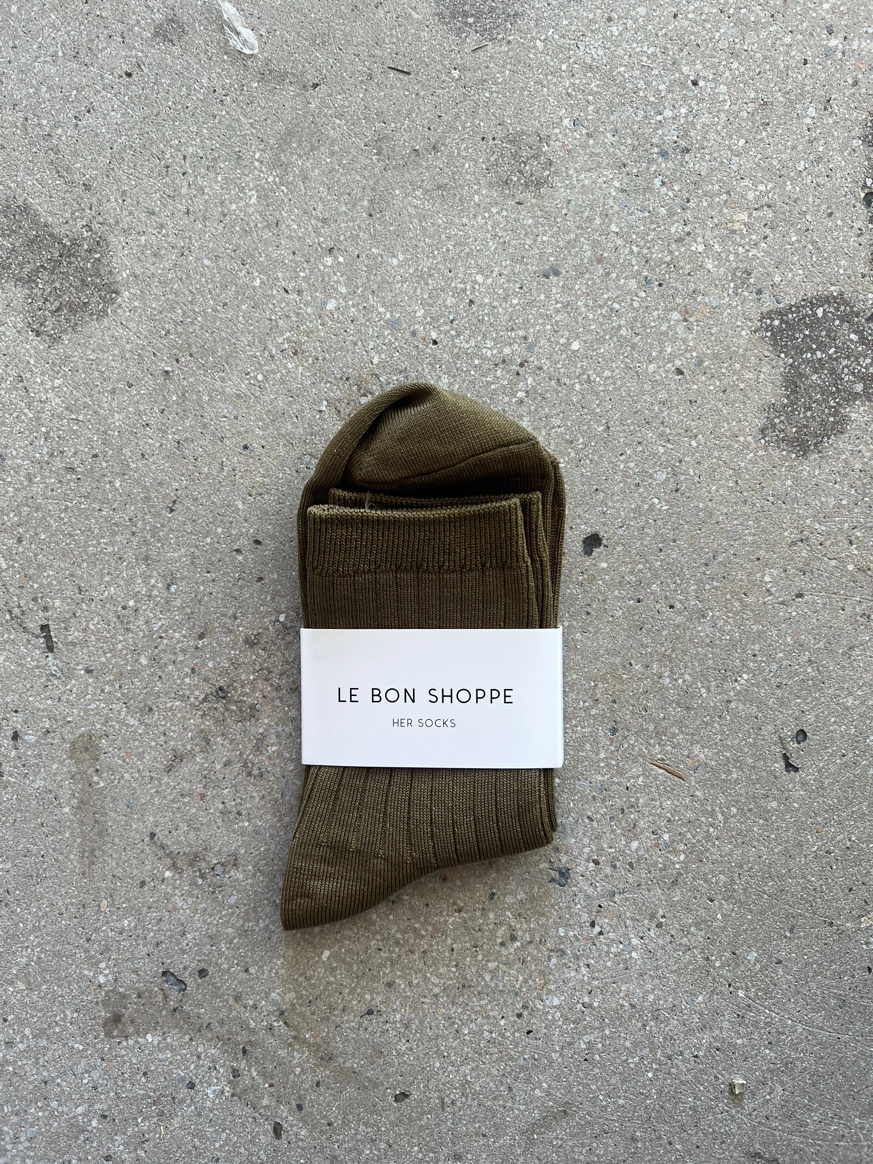 Her Socks - Pesto sold by sonderhaus product image thumbnail 2