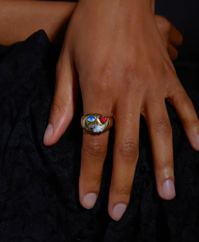 Eye Love Ewe Ring made by sonderhaus