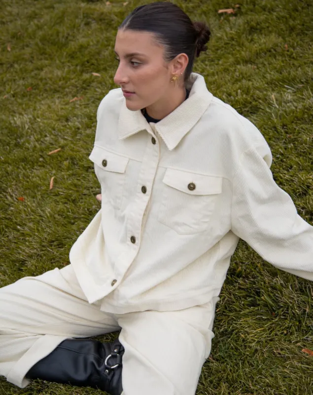 The Cord Jacket - Crema sold by sonderhaus