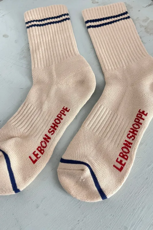 The Boyfriend Sock - Cashew sold by sonderhaus