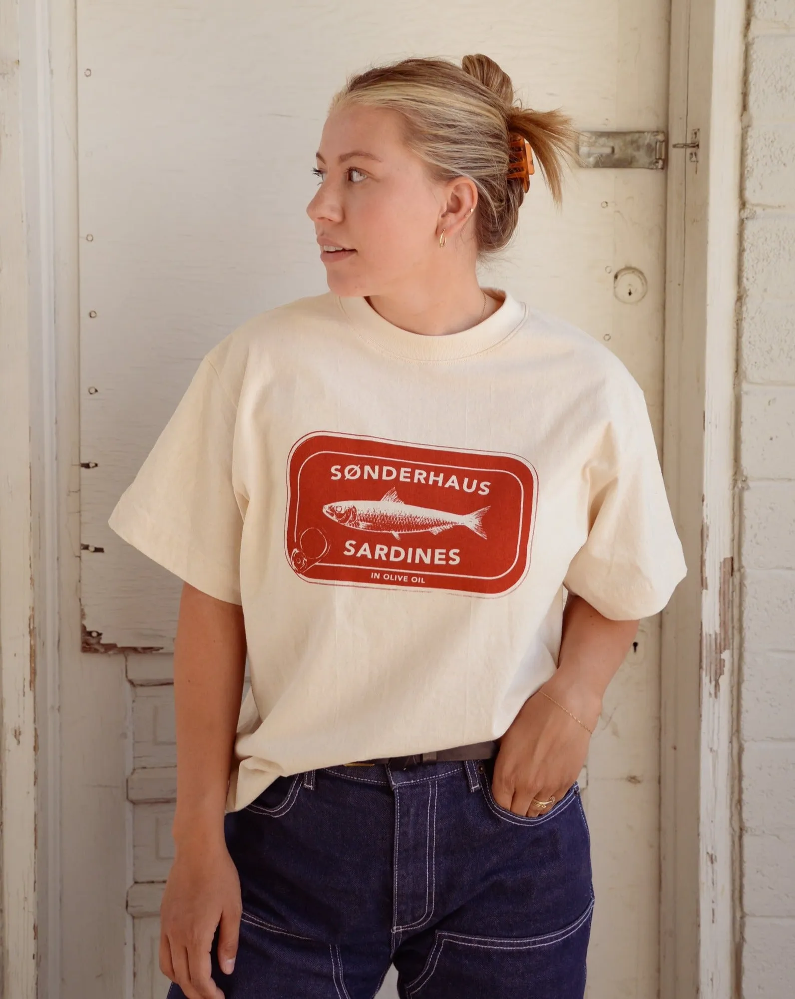 Seconds - Sardine Tee sold by sonderhaus