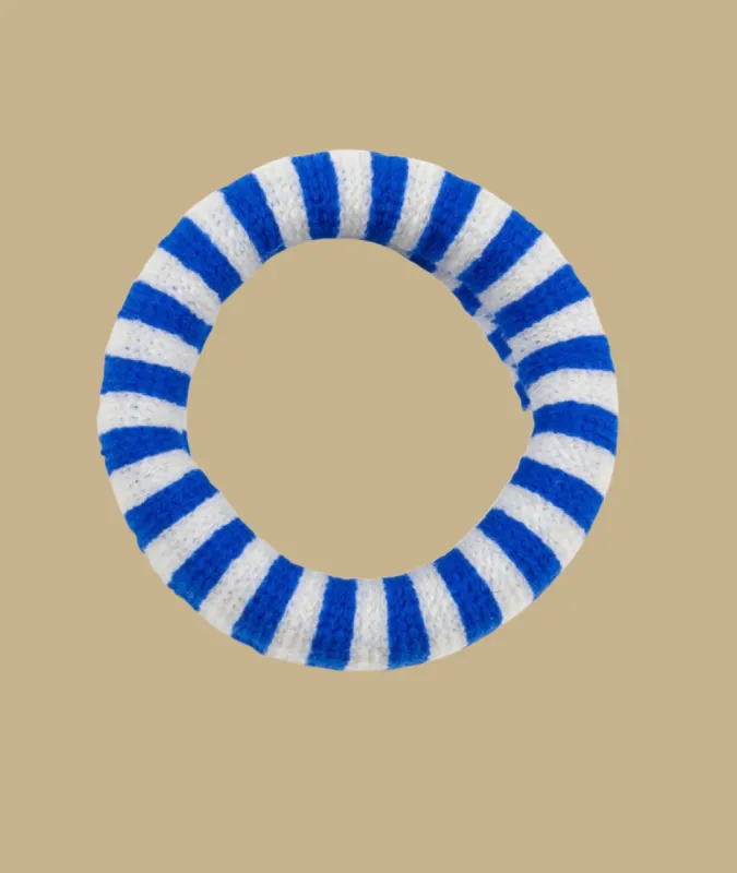 Cobalt Stripe Elastic sold by sonderhaus