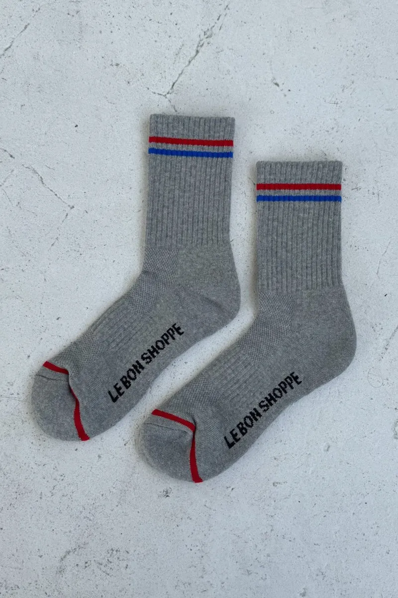 The Boyfriend Sock - True Grey sold by sonderhaus product image thumbnail 2