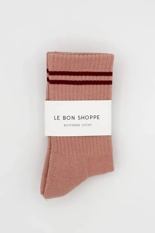 The Boyfriend Sock - Vintage Pink sold by sonderhaus