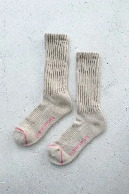The Ballet Socks - Oatmeal sold by sonderhaus