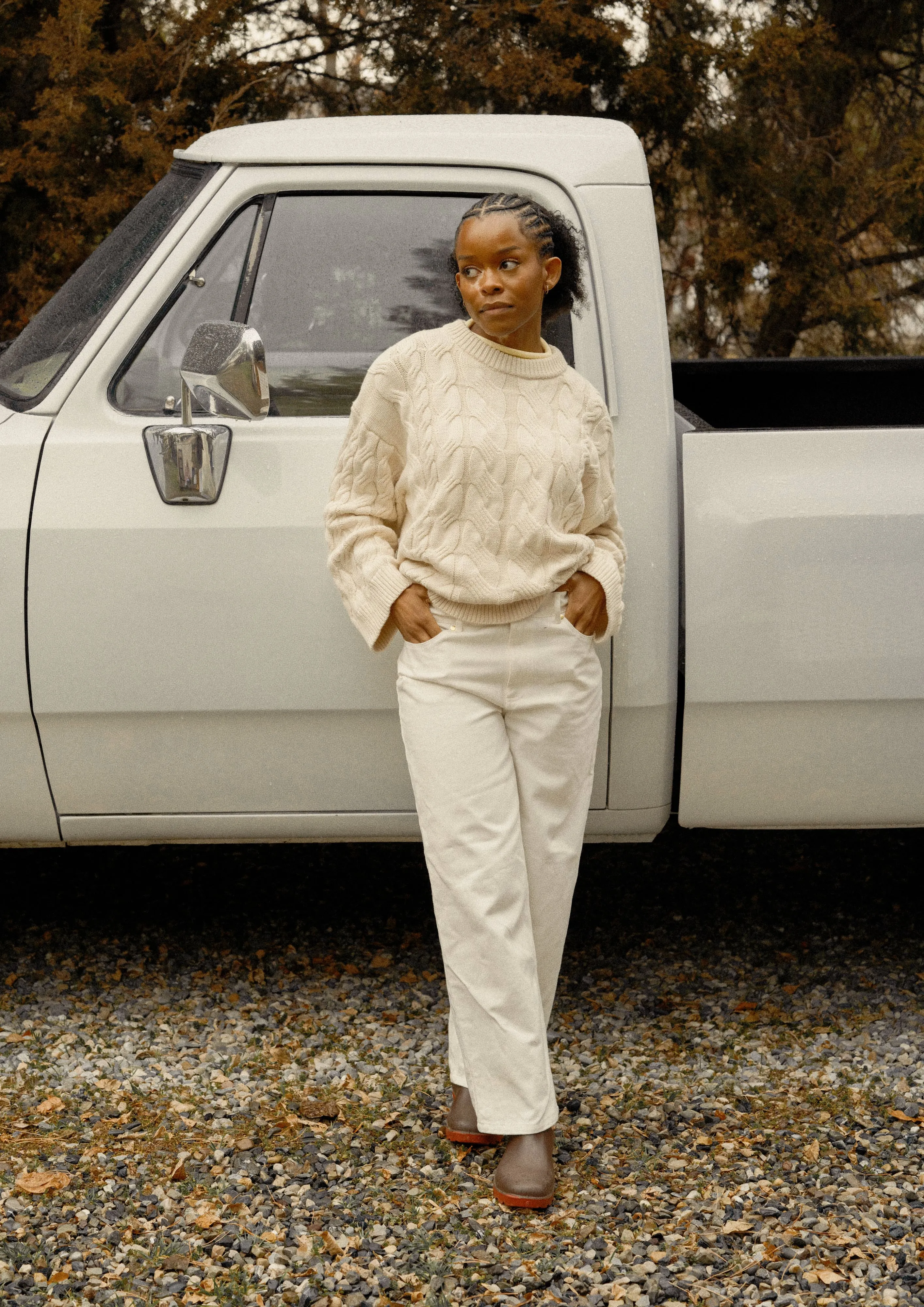 Bradley Jean in Bone White sold by sonderhaus product image thumbnail 2