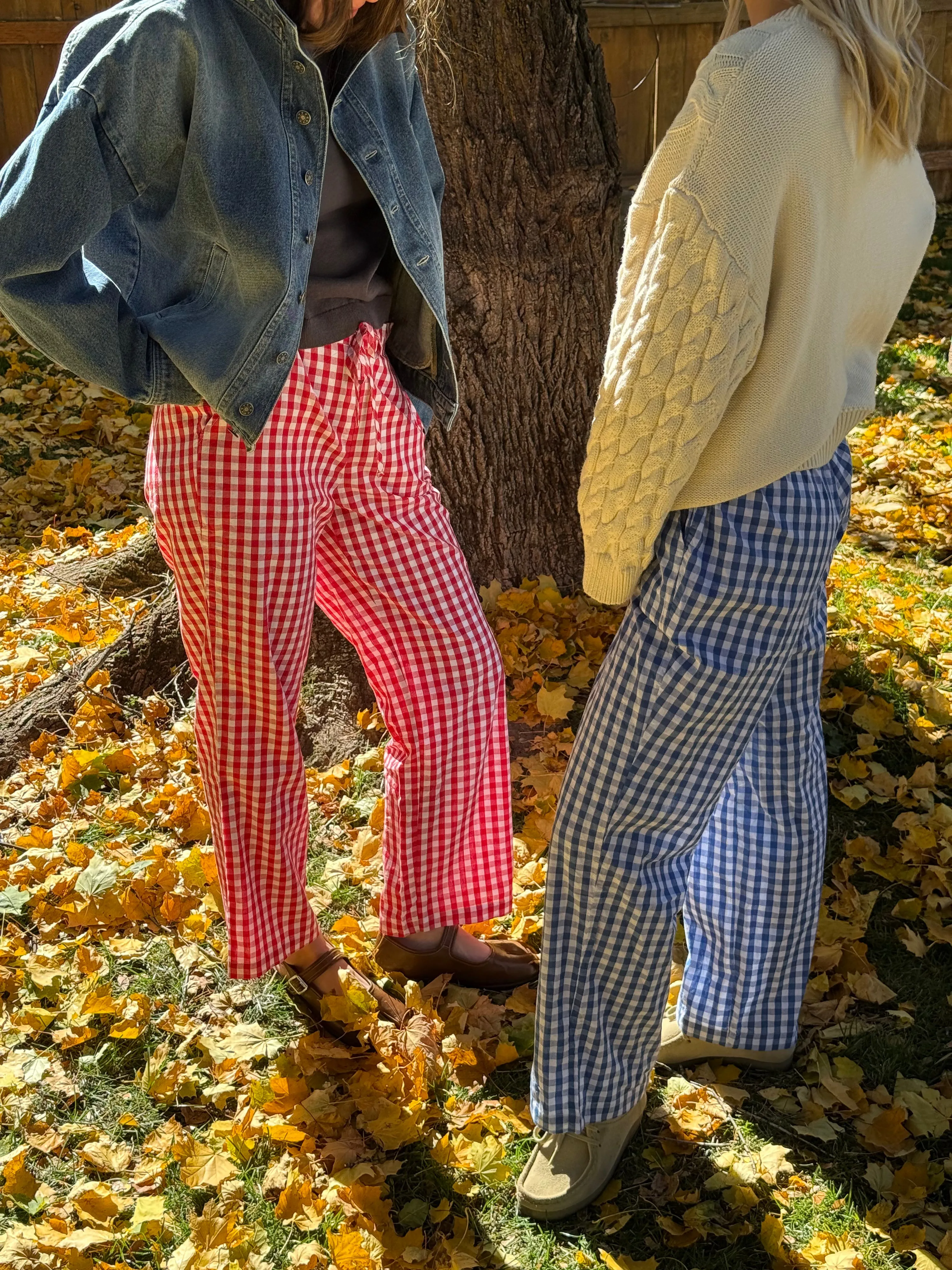 Perfect Pants in Red Gingham sold by sonderhaus product image thumbnail 5