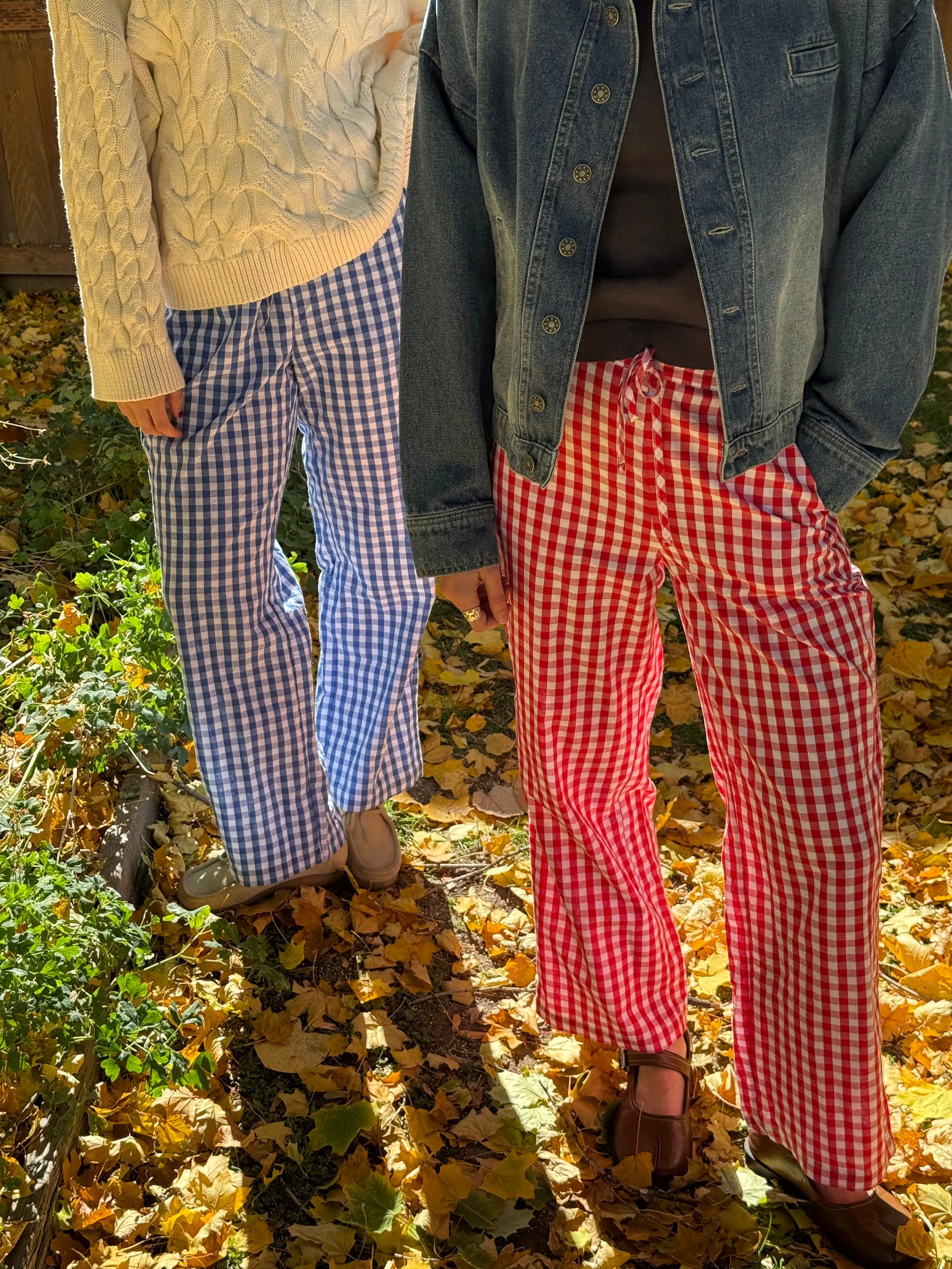 Perfect Pants in Red Gingham sold by sonderhaus product image thumbnail 4