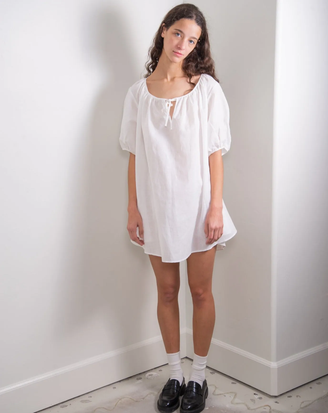 Lawn Dress in White sold by sonderhaus product image thumbnail 2