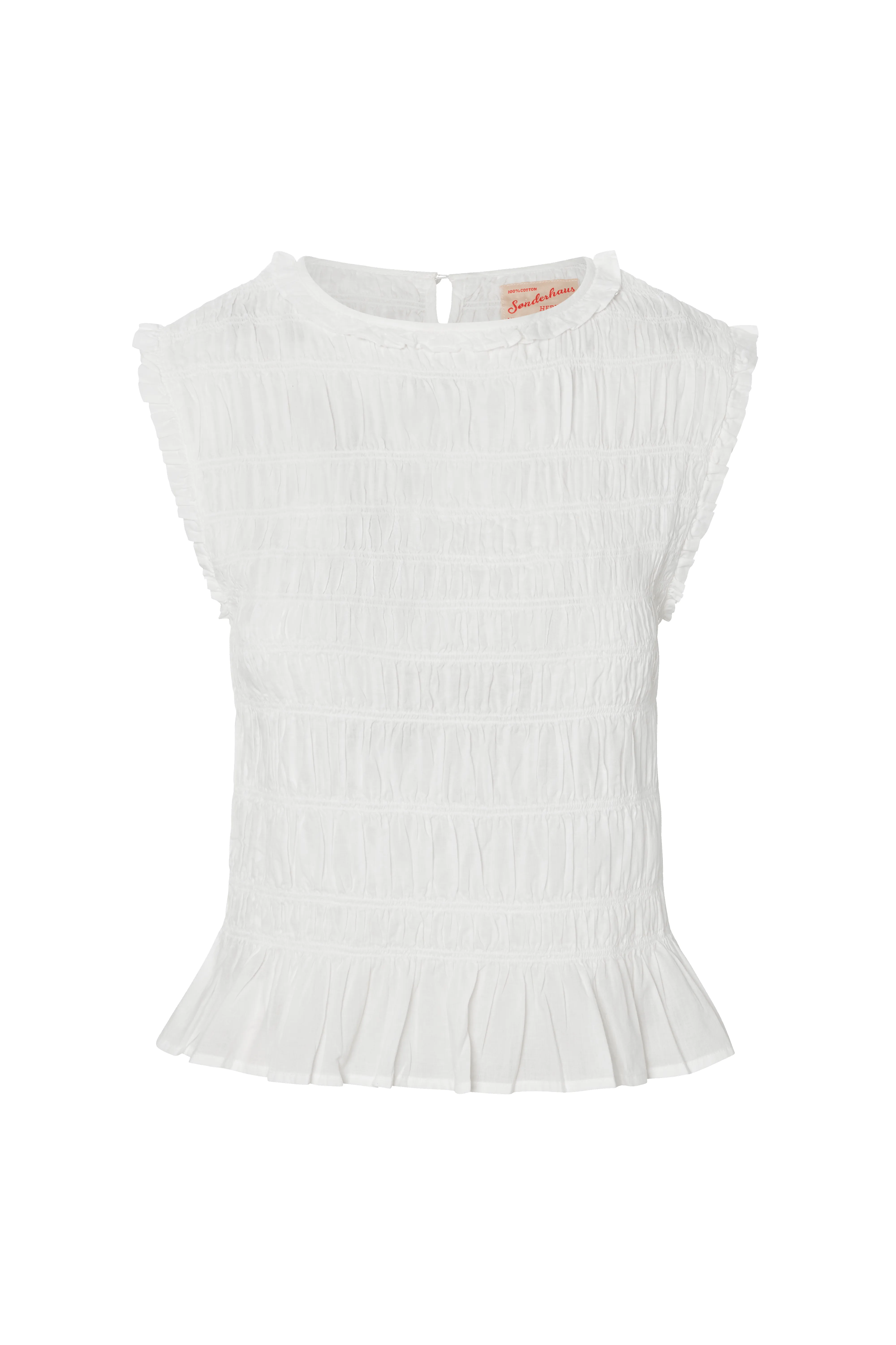 Malia Tank in White sold by sonderhaus