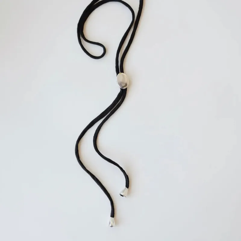 Silk Ascent Bolo Tie Necklace made by sonderhaus