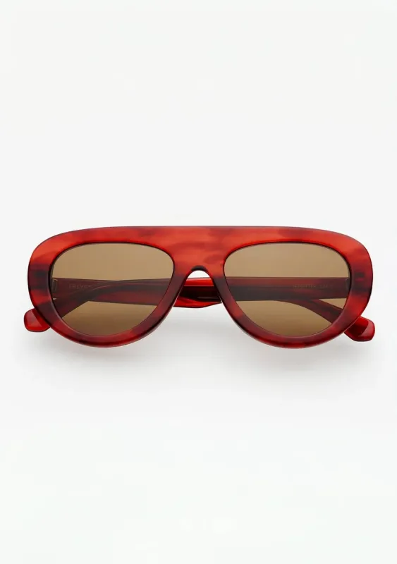 Jetsetter Aviator Glasses Merlot made by sonderhaus