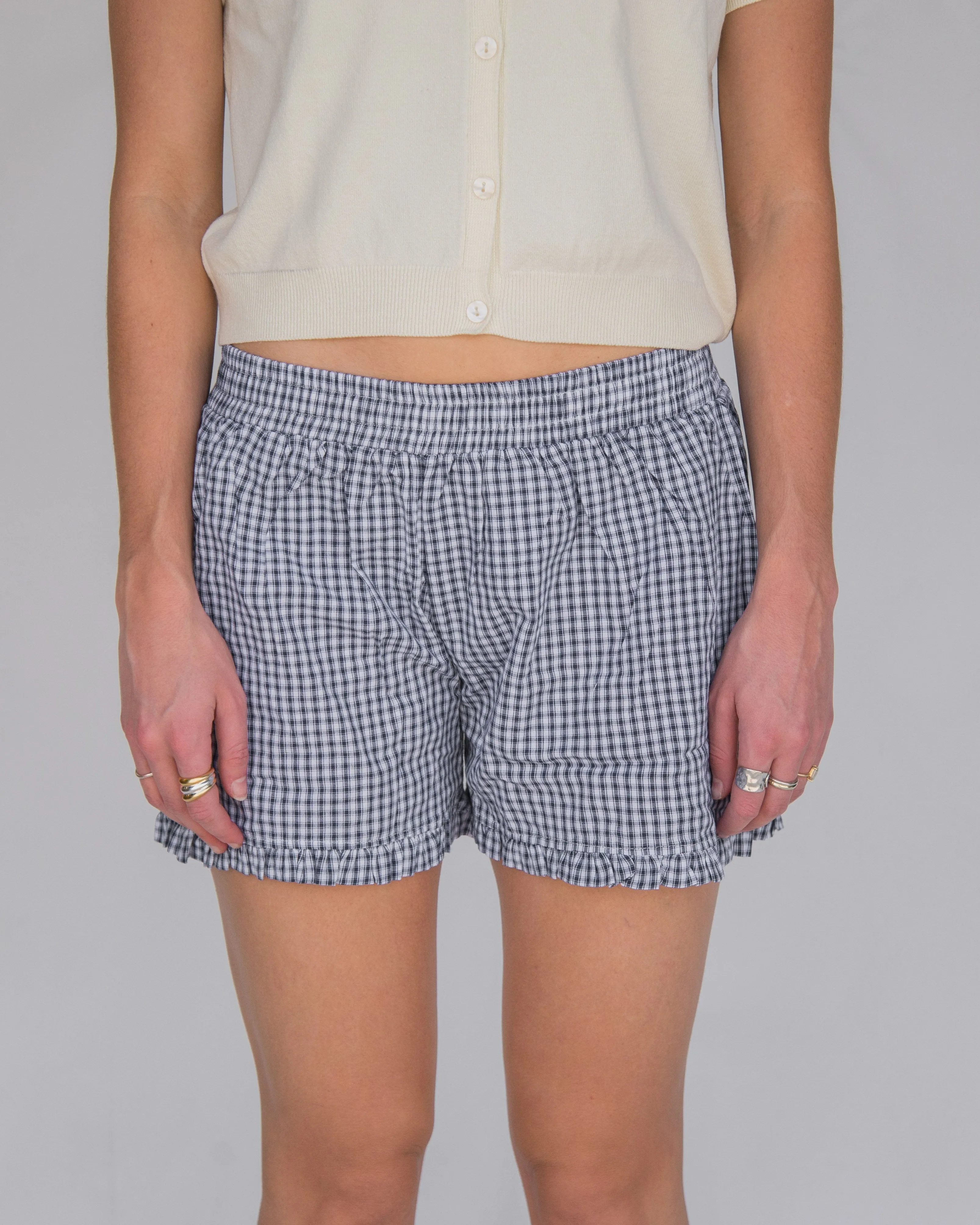 Boxer Shorts in Blue Plaid sold by sonderhaus product image thumbnail 4