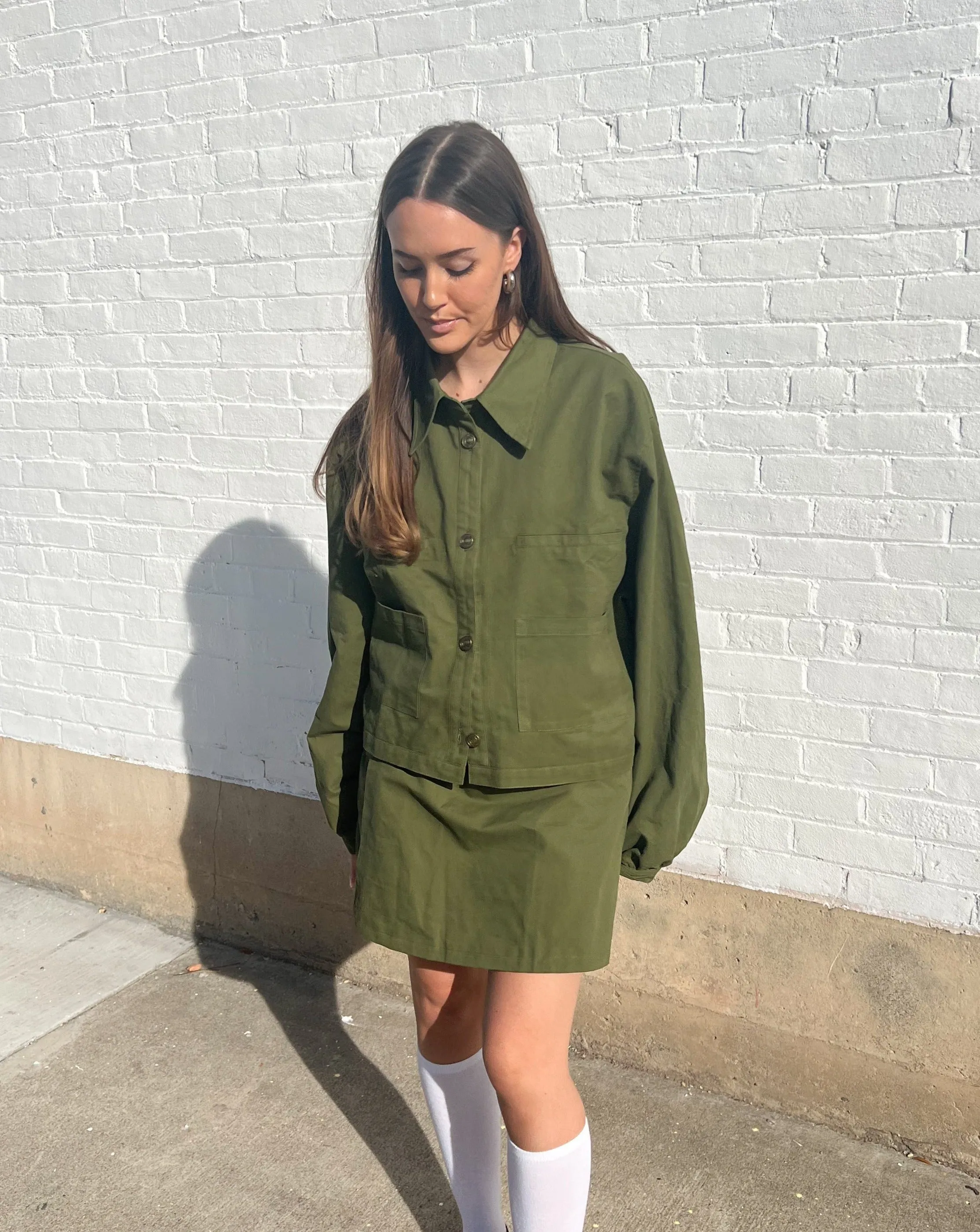 The Amelie Jacket - Army Green sold by sonderhaus product image thumbnail 5