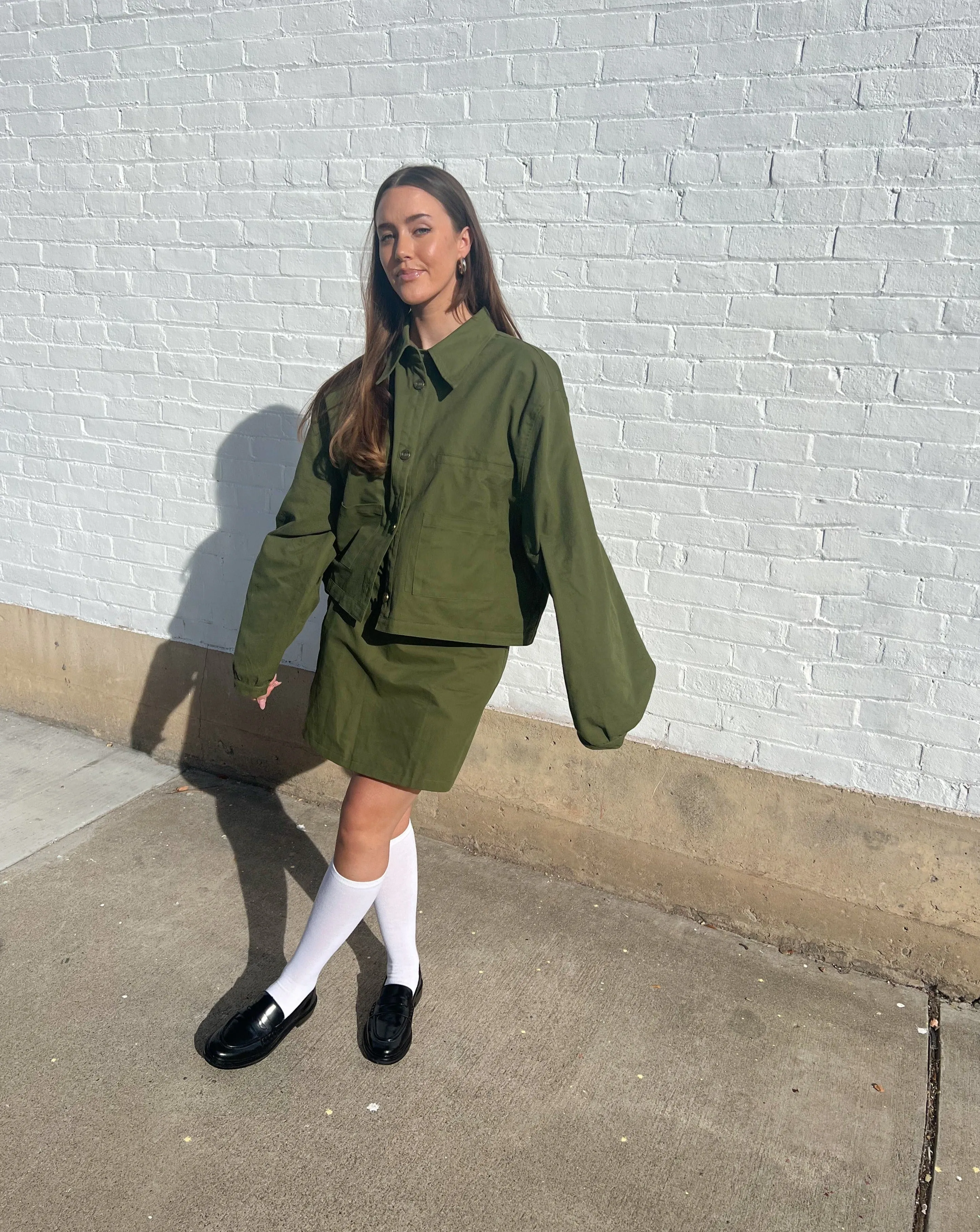 The Amelie Jacket - Army Green sold by sonderhaus product image thumbnail 2