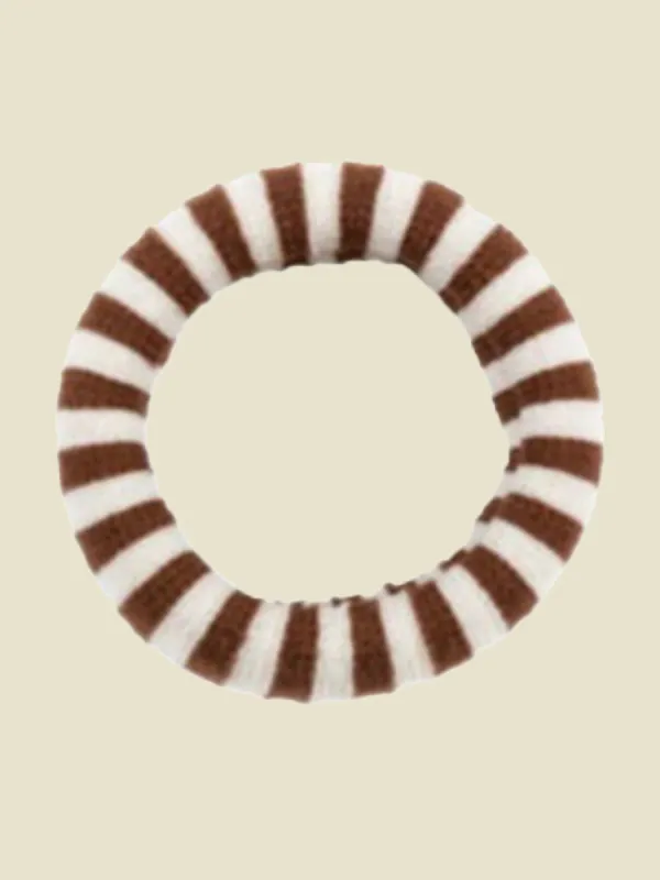 Cacao Stripe Elastic sold by sonderhaus