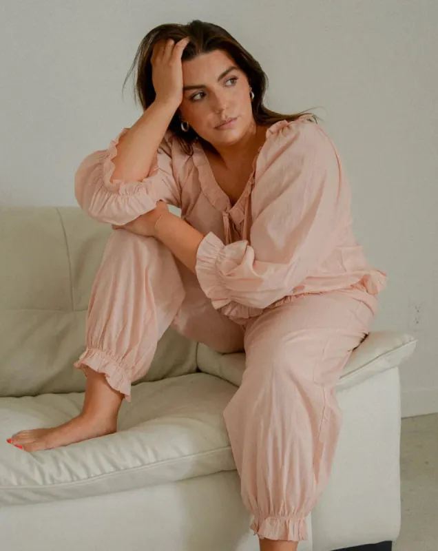 The Ophelia Pant - Peony sold by sonderhaus