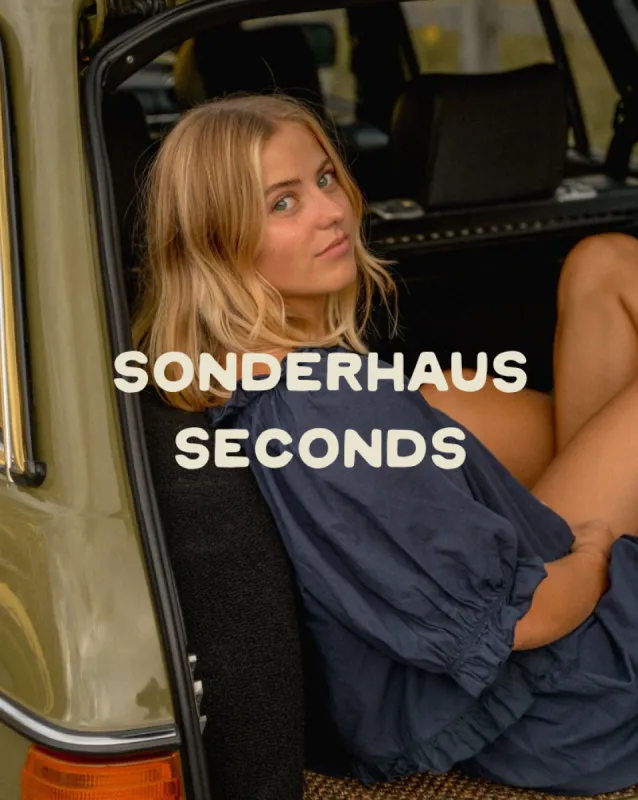 Seconds - The Romeo Sleep Set Top (Navy) sold by sonderhaus