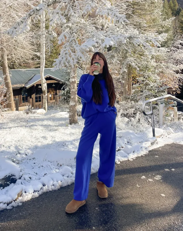 The Wool Gwendolyn Pant - Cobalt sold by sonderhaus