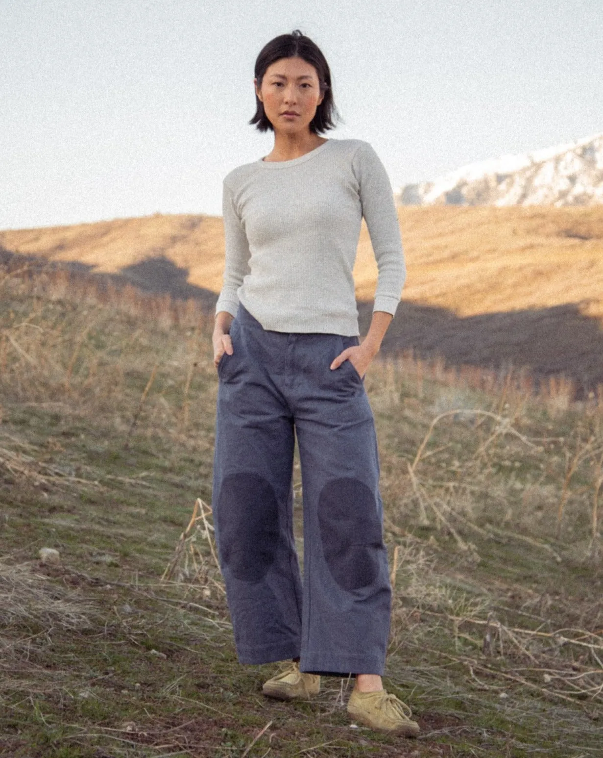 パンツ DESCENDANT EGGPLANT CANVAS TROUSERS FEATURE 31 – DESCENDANT