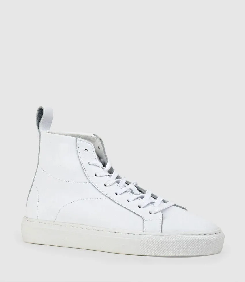 JOSEF High Top Sneaker in White sold by Edward Meller product image thumbnail 2
