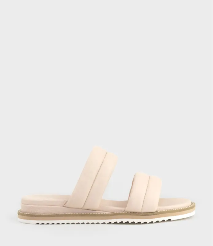 KARSYN Two Strap Slide in Nude sold by Edward Meller
