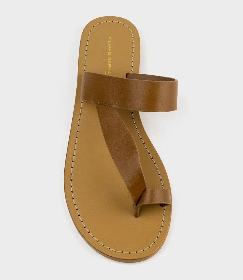 KIRABEE Toe Thong Slide in Tan sold by Edward Meller product image thumbnail 4