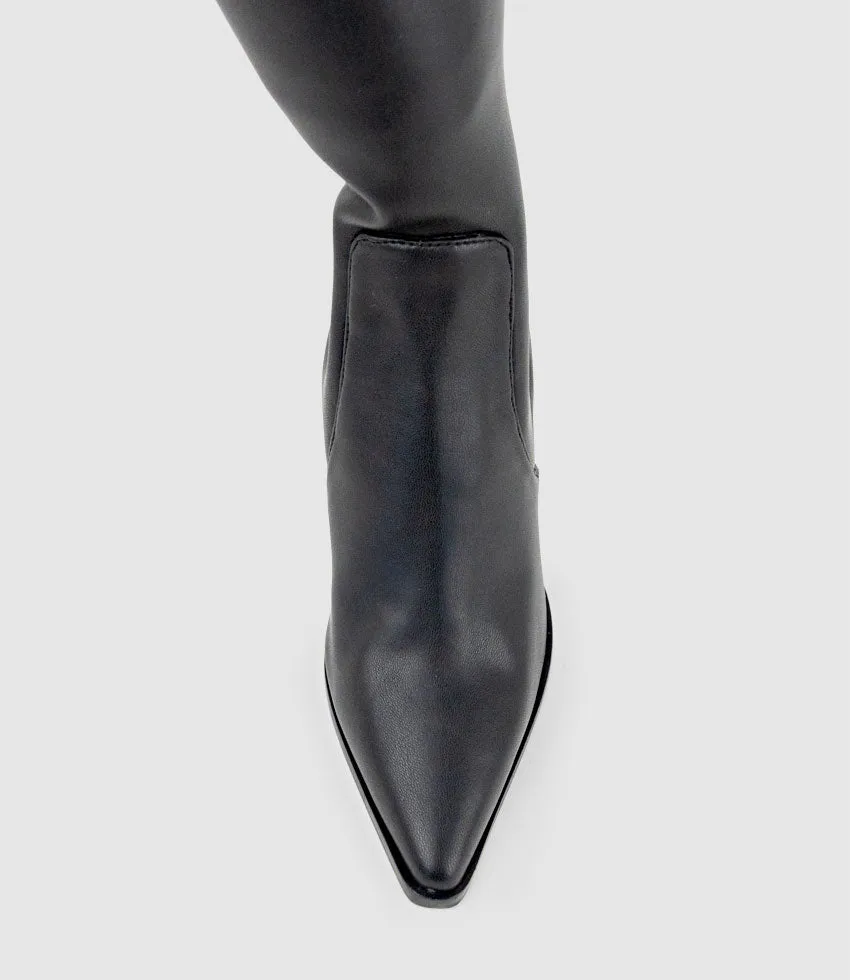VERONE95 OTK Stretch Boot in Black sold by Edward Meller product image thumbnail 5