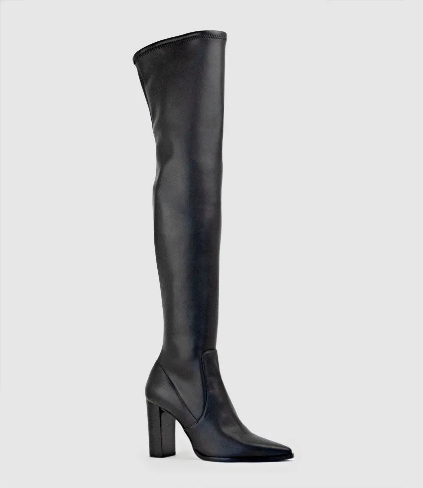 VERONE95 OTK Stretch Boot in Black sold by Edward Meller product image thumbnail 3