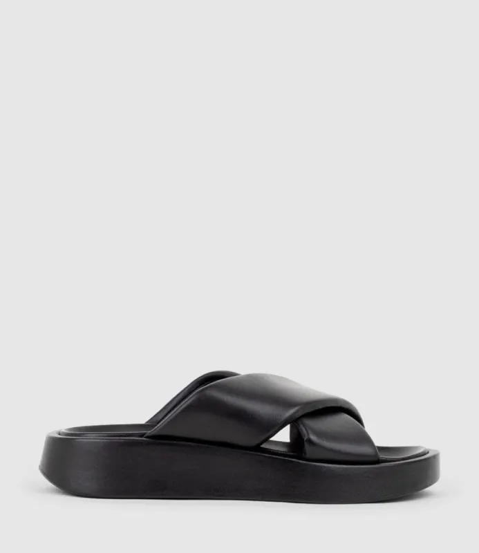 KAMIR Crossover Slide on Chunky Unit in Black sold by Edward Meller
