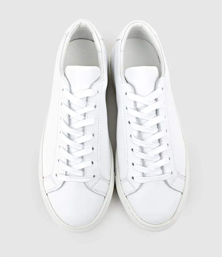 JACKSON Low Profile Sneaker in White sold by Edward Meller product image thumbnail 4