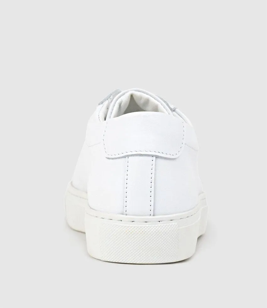 JACKSON Low Profile Sneaker in White sold by Edward Meller product image thumbnail 3